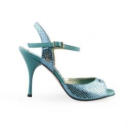 ANITA PITONCINO VERDE Heel 8 cm BOOKING SHOES