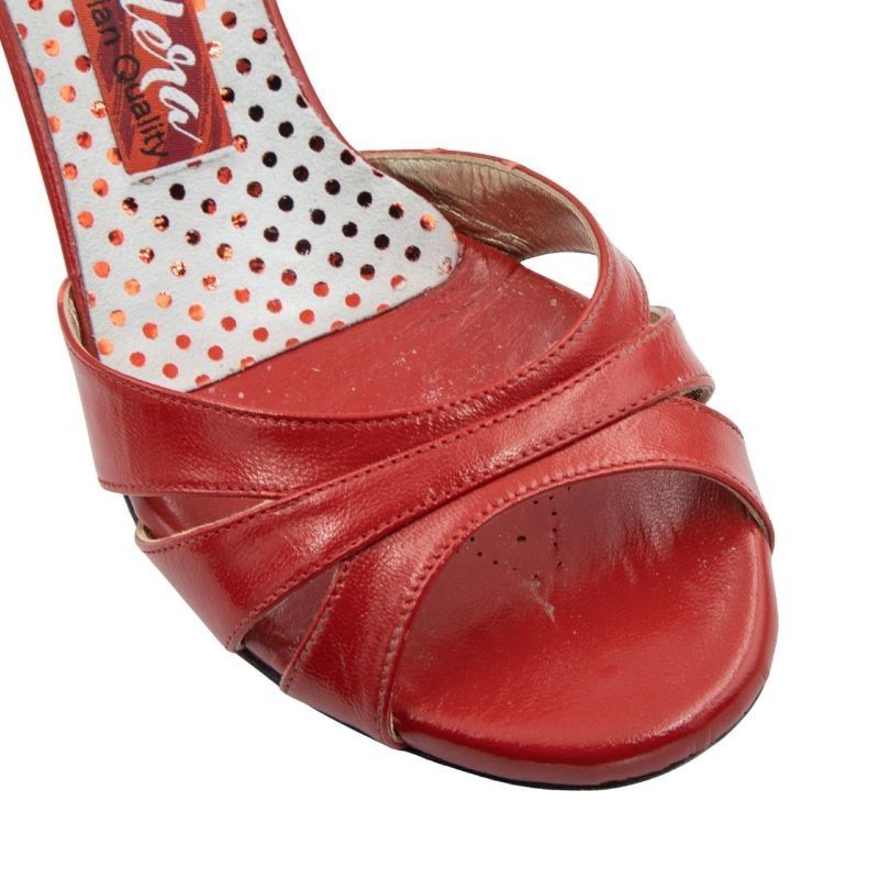 GINEVRA ROSSO NAPPA CL Tacco 8 cm SCARPE IN PRENOTAZIONE