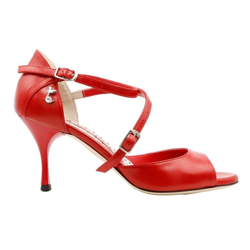 CLIO ROSSO B Heel 7 cm BOOKING SHOES
