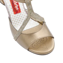 LARA BRONZO TESSUTO Heel 7 cm BOOKING SHOES