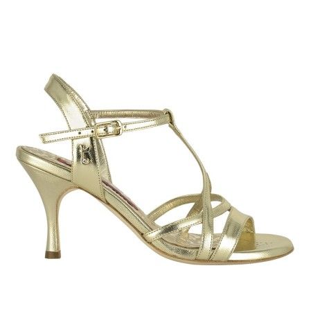 GAIA PLATINO LAMINATO Tacco 7 cm SCARPE IN PRENOTAZIONE