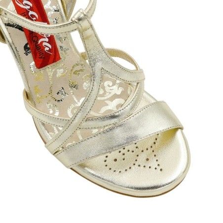 GAIA PLATINO LAMINATO Tacco 9 cm SCARPE IN PRENOTAZIONE