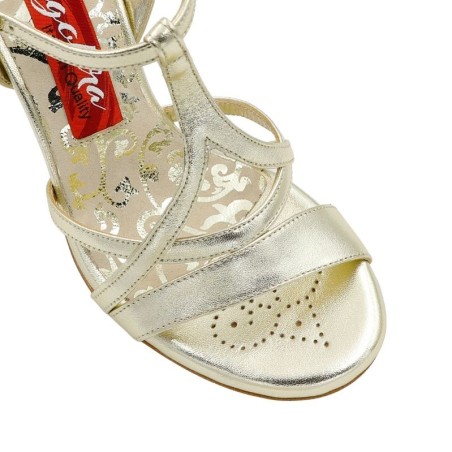 GAIA PLATINO LAMINATO Tacco 9 cm SCARPE IN PRENOTAZIONE
