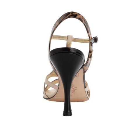 GAIA MACULATO BIANCO Heel 8 cm BOOKING SHOES
