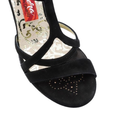 SOFIA NERO CAMOSCIO Tacco 7 cm SCARPE IN PRENOTAZIONE