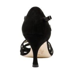 SOFIA NERO CAMOSCIO Tacco 7 cm SCARPE IN PRENOTAZIONE