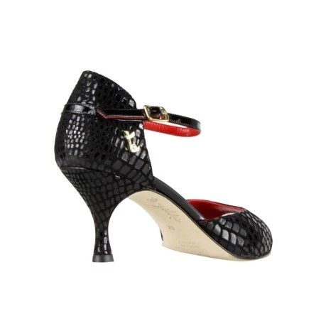 TILDE NERO PITONE Tacco 6 cm SCARPE IN PRENOTAZIONE