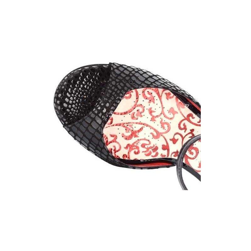TILDE NERO PITONE Tacco 6 cm SCARPE IN PRENOTAZIONE