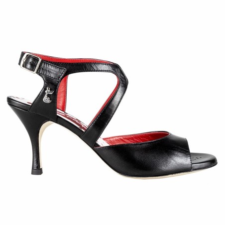 FLORA NERO Tacco 7 cm SCARPE IN PRENOTAZIONE