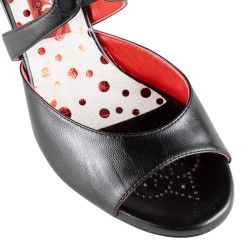 FLORA NERO Heel 9 cm BOOKING SHOES