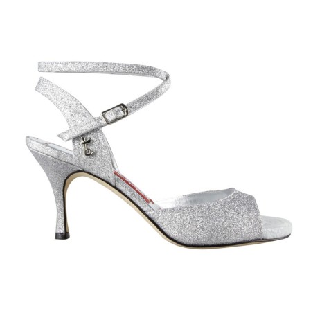 DIANA ARGENTO GLITTERINO Tacco 7 cm SCARPE IN PRENOTAZIONE