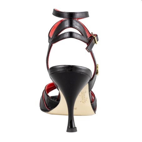 CHIARA NERO NAPPA Tacco 7 cm SCARPE IN PRENOTAZIONE