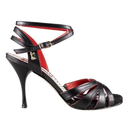 CHIARA NERO NAPPA Tacco 9 cm SCARPE IN PRENOTAZIONE