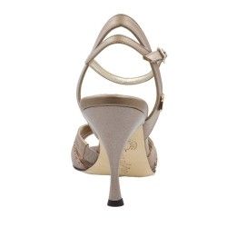 CHIARA BRONZO LAMINATO Heel 7 cm BOOKING SHOES