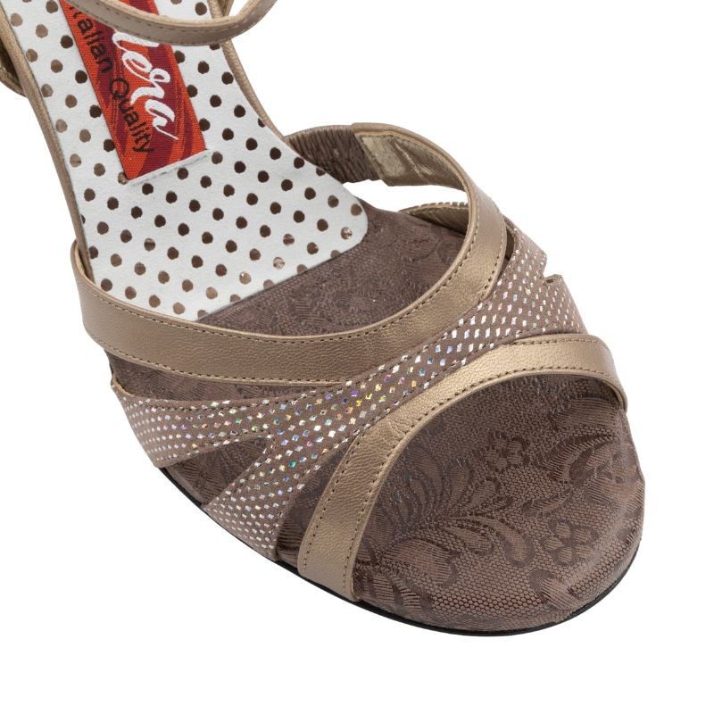CHIARA BRONZO LAMAMINATO Tacco 9 cm SCARPE IN PRENOTAZIONE