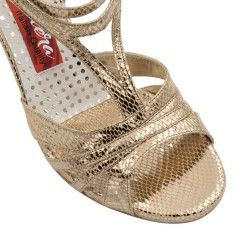 EMMA BRONZE PITONCINO Tacco 8 cm SCARPE IN PRENOTAZIONE