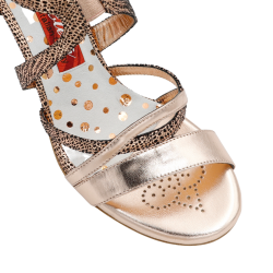 LINDA LAMINATO RAME Heel 8 cm BOOKING SHOES