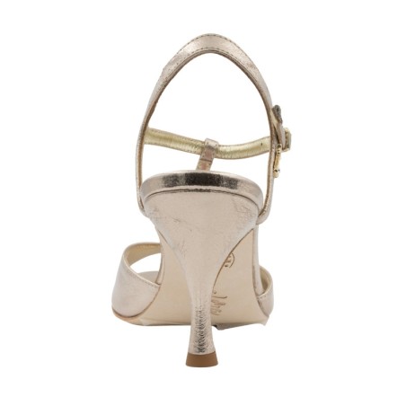 PERLA PLATINO PUNTA LARGA  Heel 7 cm BOOKING SHOES