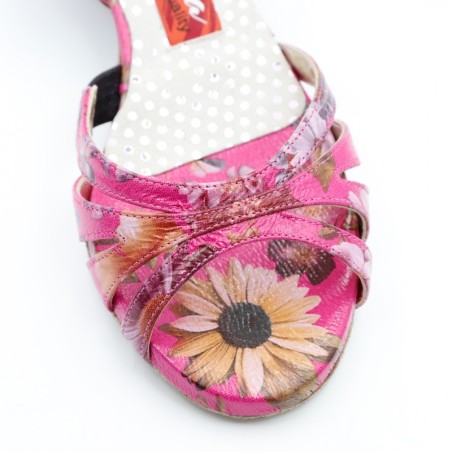 NOEMI FUXIA FANTASIA Tacco 4 cm SCARPE IN PRENOTAZIONE