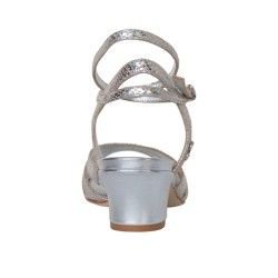 NOEMI ARGENTO PITONCINO Tacco 4 cm SCARPE IN PRENOTAZIONE