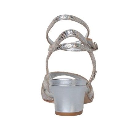 NOEMI ARGENTO PITONCINO Tacco 4 cm SCARPE IN PRENOTAZIONE