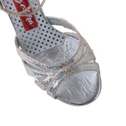 NOEMI ARGENTO PITONCINO Tacco 4 cm SCARPE IN PRENOTAZIONE