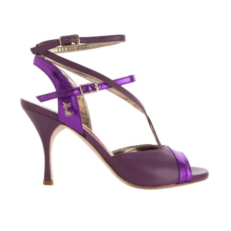MIA VIOLA LAMINATO TACCO 8 CM