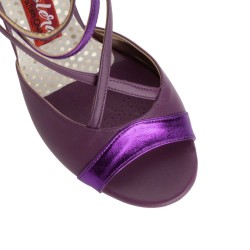 MIA VIOLA LAMINATO TACCO 8 CM