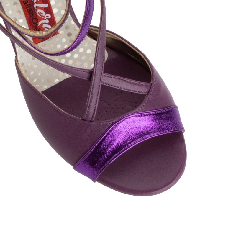 MIA VIOLA LAMINATO TACCO 8 CM