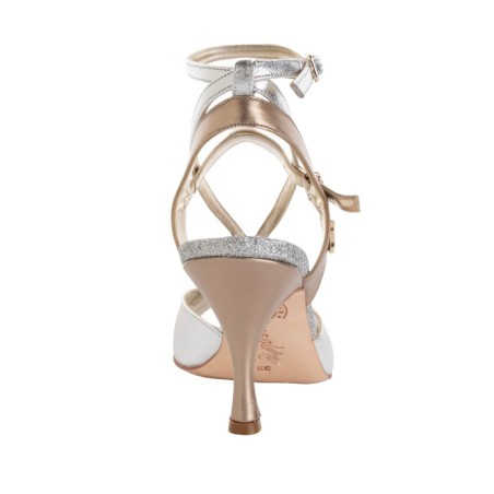 MIA ARGENTO LAMINATO Tacco 7 cm