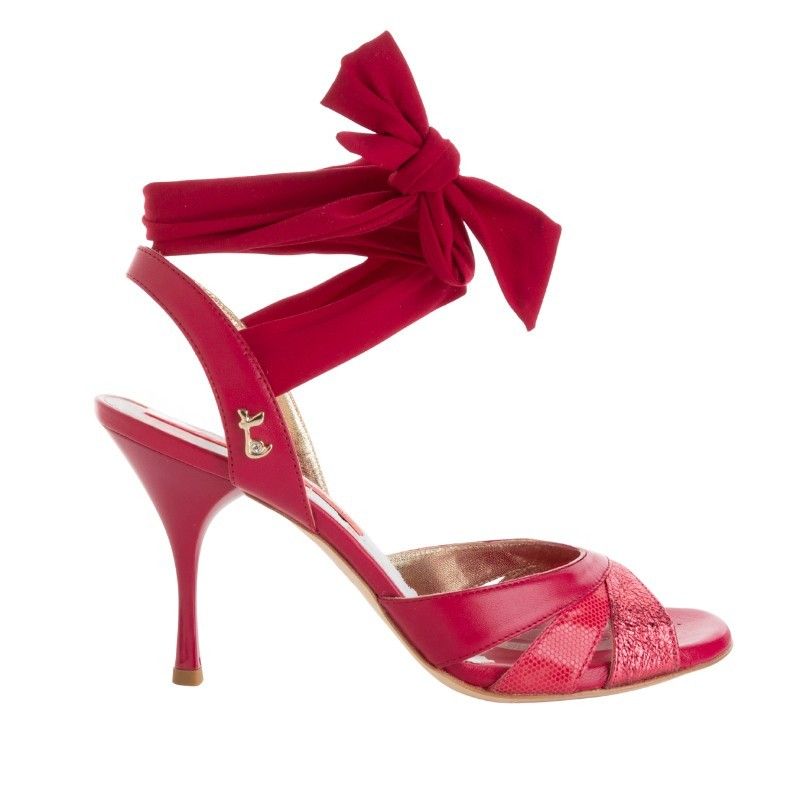 ROSA FUCSIA PITONCINO F. Tacco 8 cm SCARPE IN PRENOTAZIONE