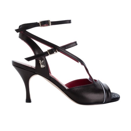 MIA NERO Tacco 7 cm