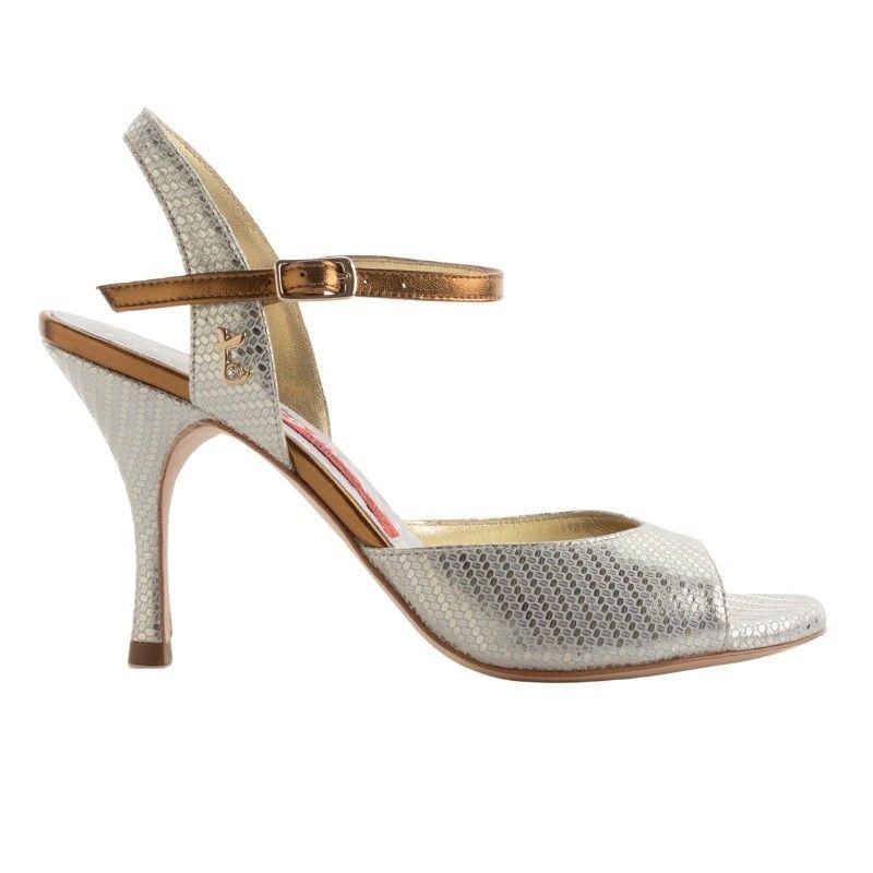 ANITA PLATINO BASIC Heel 8 cm BOOKING SHOES