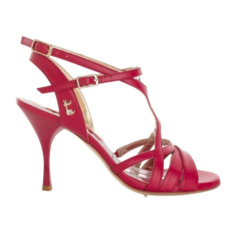 GIULIA AMARANTO SUOLA BUFALA Heel 8 cm Tangolera 1 - WEAR & MORE 