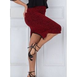 Tubino Vita Alta Lurex Option 93 RossaSpina 2 - WEAR & MORE 