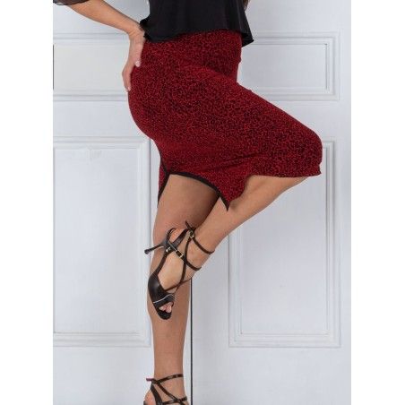 Tubino Vita Alta Lurex Option 93 RossaSpina 2 - WEAR & MORE 