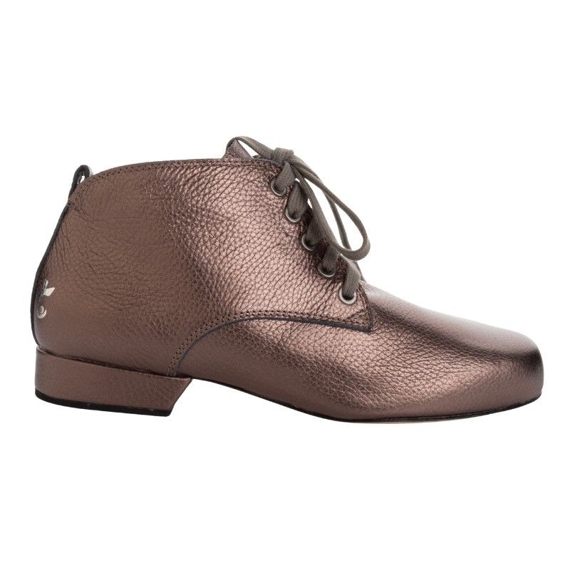 EVITA SCARPONCINO BRONZO Heel 2 cm Tangolera 1 - WEAR & MORE 