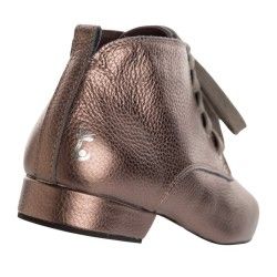 EVITA SCARPONCINO BRONZO Tacco 2 cm Tangolera 3 - WEAR & MORE 