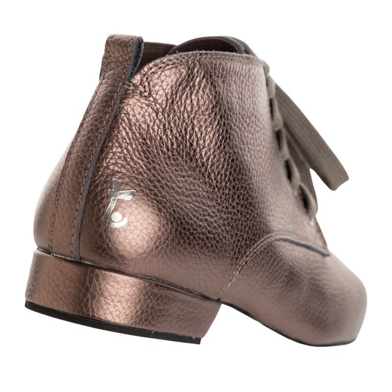 EVITA SCARPONCINO BRONZO Tacco 2 cm Tangolera 3 - WEAR & MORE 