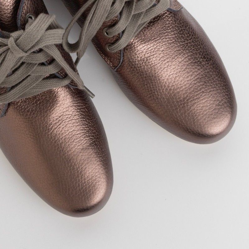 EVITA SCARPONCINO BRONZO Tacco 2 cm SCARPE IN PRENOTAZIONE