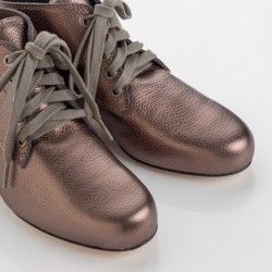 EVITA SCARPONCINO BRONZO Tacco 2 cm SCARPE IN PRENOTAZIONE