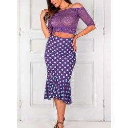 Set Skirt Tubino Frou Frou Option 74 + Top Maglietta Pizzo