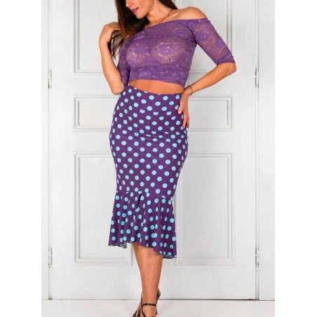 Set Skirt Tubino Frou Frou Option 74 + Top Maglietta Pizzo