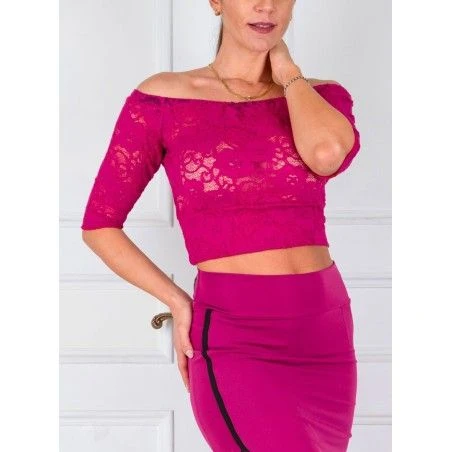 Top Maglietta Pizzo Option 114