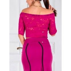 Top Maglietta Pizzo Option 114