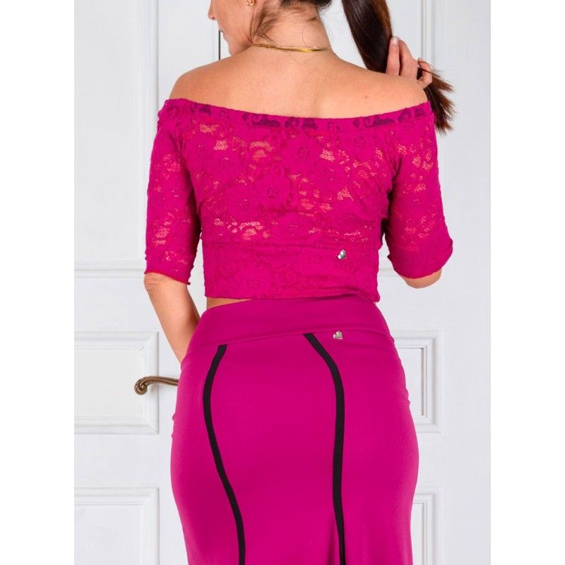 Top Maglietta Pizzo Option 114