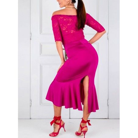 Completo Tubino Frou Frou Option 75 + Top Maglietta Pizzo Option 114 RossaSpina 2 - WEAR & MORE 