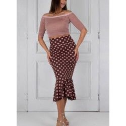 Completo Tubino Frou Frou Option 76 + Top Maglietta Lurex Option 115 RossaSpina 1 - WEAR & MORE 