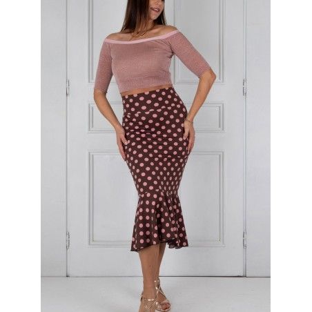 Completo Tubino Frou Frou Option 76 + Top Maglietta Lurex Option 115 RossaSpina 1 - WEAR & MORE 