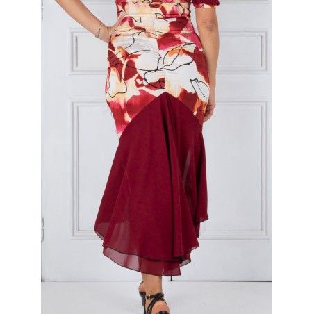 Skirt Pivot Spacco Georgette Option 45